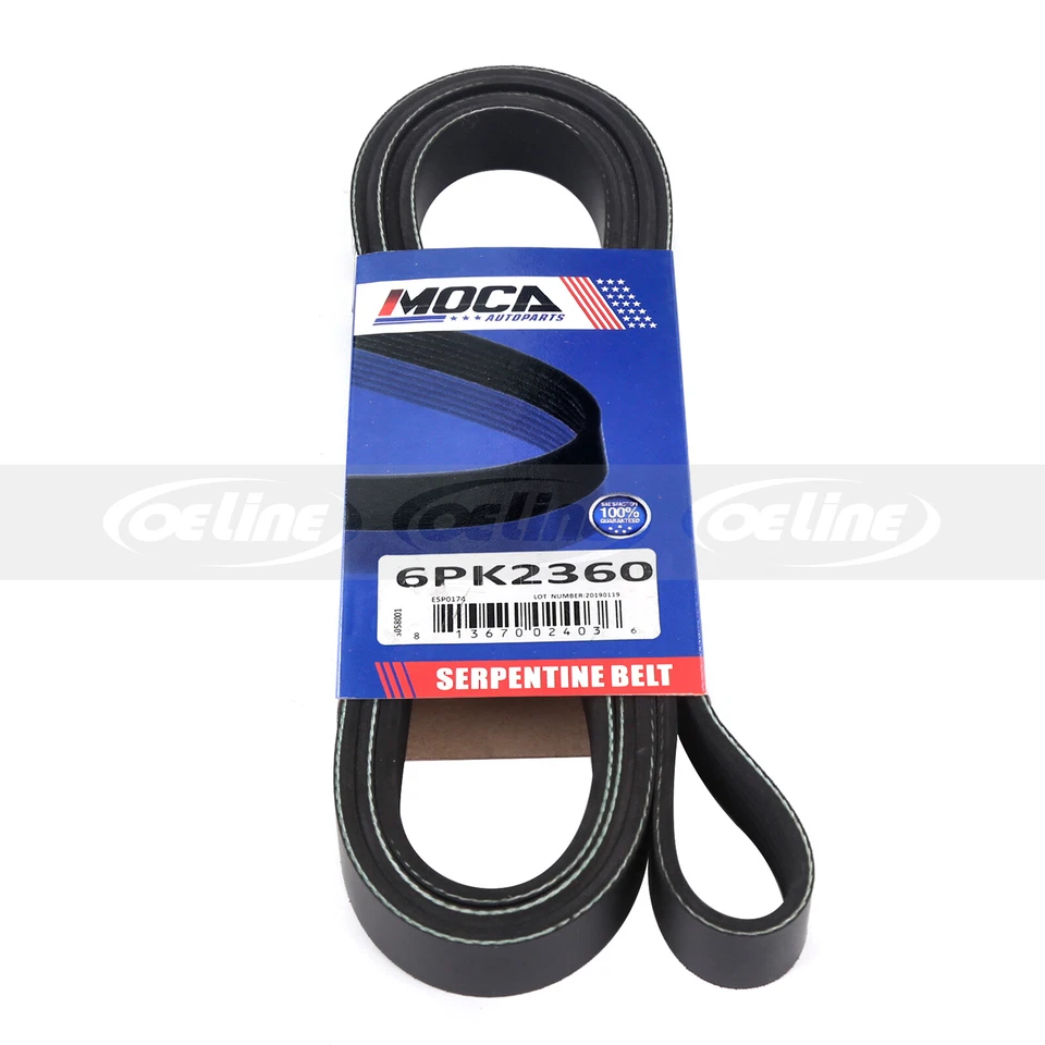 Kit de componentes de cinturón serpentino para Buick Chevrolet Traverse GMC Acadia Saturn Vue Foto 3 de 4