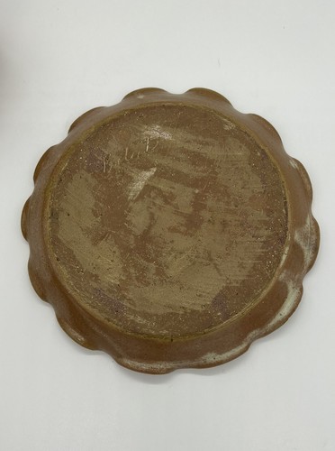 Sottopiatto Barca Gravy Firmato Studio Arte Ceramica Marrone Marrone Marrone Smaltato - Foto 8 di 14