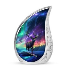 Deer Cremation Urns For Men - Urn For Ashes Adult Male - Teardrop Urn