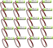 20x HQRP Emergency Exit Light Batteries for Unitech AA900mAh OSA268 OSI