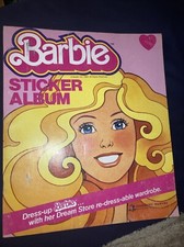 1983 Barbie Sticker Album - No Stickers -Empty Book