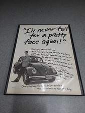 Volkswagen Paul Hundrieser Print Ad Framed 8.5x11 Wall Art 