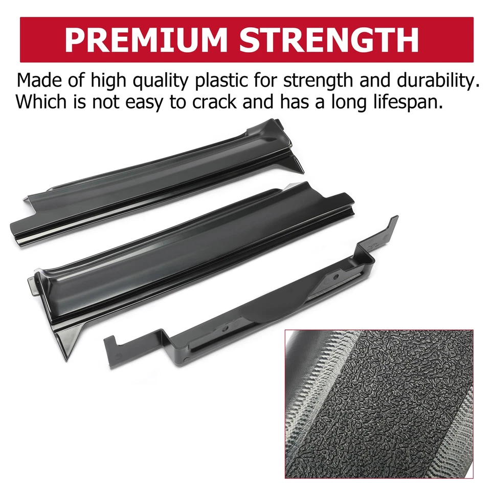 For 1977-79 Cadillac Fleetwood Brougham DeVille Coupe Sedan Rear Bumper Fillers Foto 4 de 4