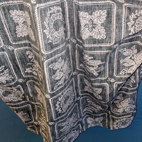 Camicia vintage Cooke Street uomo media campeggio hawaiano stampa rovesciata floreale D - Foto 14 di 16