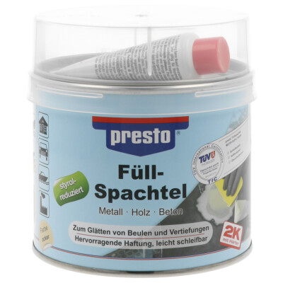 Füllspachtel Spachtel Prestolith Plastic 1000g  Presto Polyesterspachtel 600115