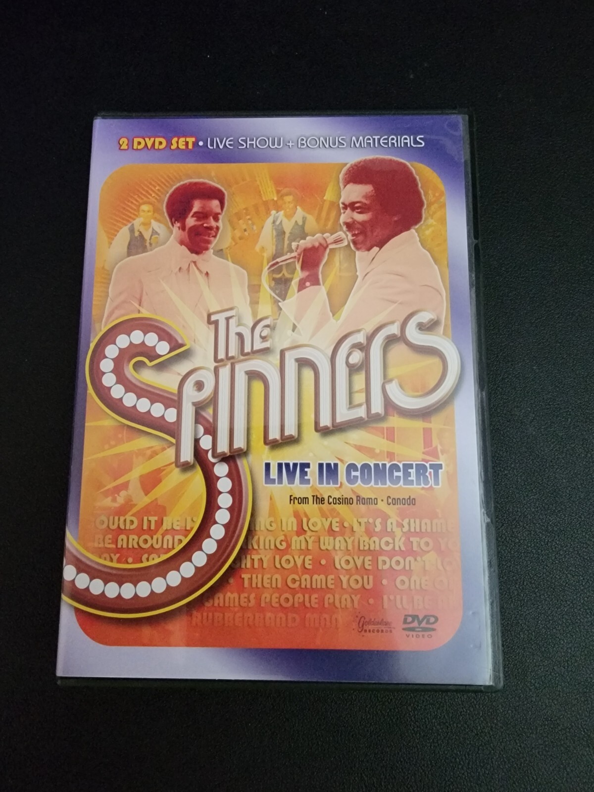 The Spinners Live In Concert DVD Casino Rama Soul RARE OOP 741157165890