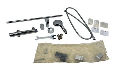 GROHE Duschset Brauseset Thermostat wassersparend Precision Get Chrom, 34856000