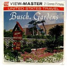 View Master A988, Busch Gardens, Florida, United States Travel, 3 Reel Set