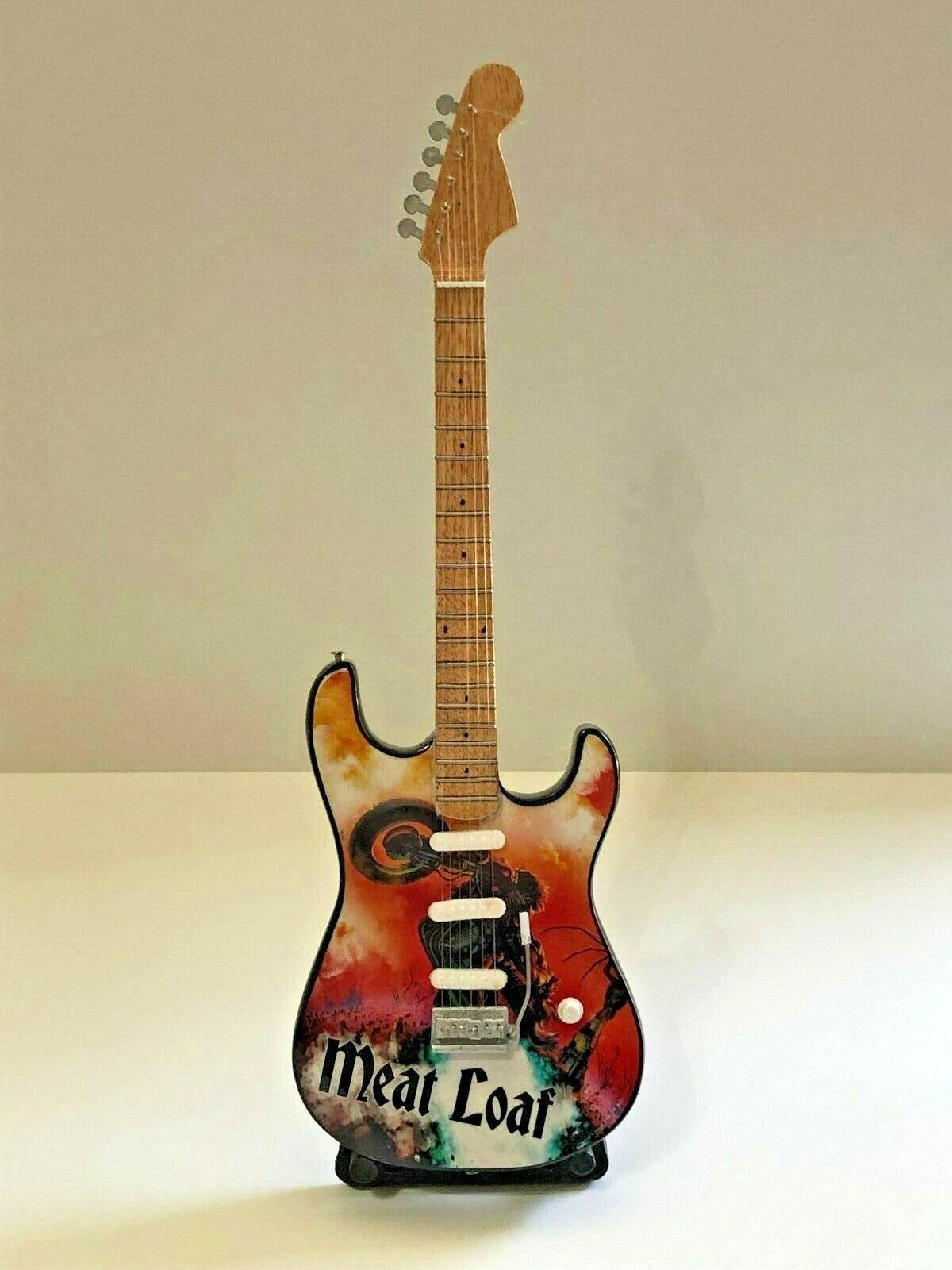 Meat Loaf Miniature Guitar Brand New in Gift Box Meatloaf eBay