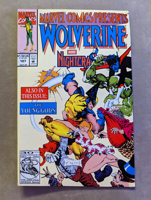 Marvel Comics Presents #107, Wolverine, Ghost Rider, 1992.