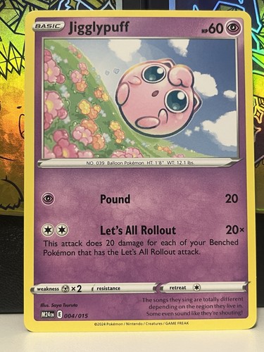 Jigglypuff 2025 McDonalds Happy Meal Pokémon Dragon Discovery Card