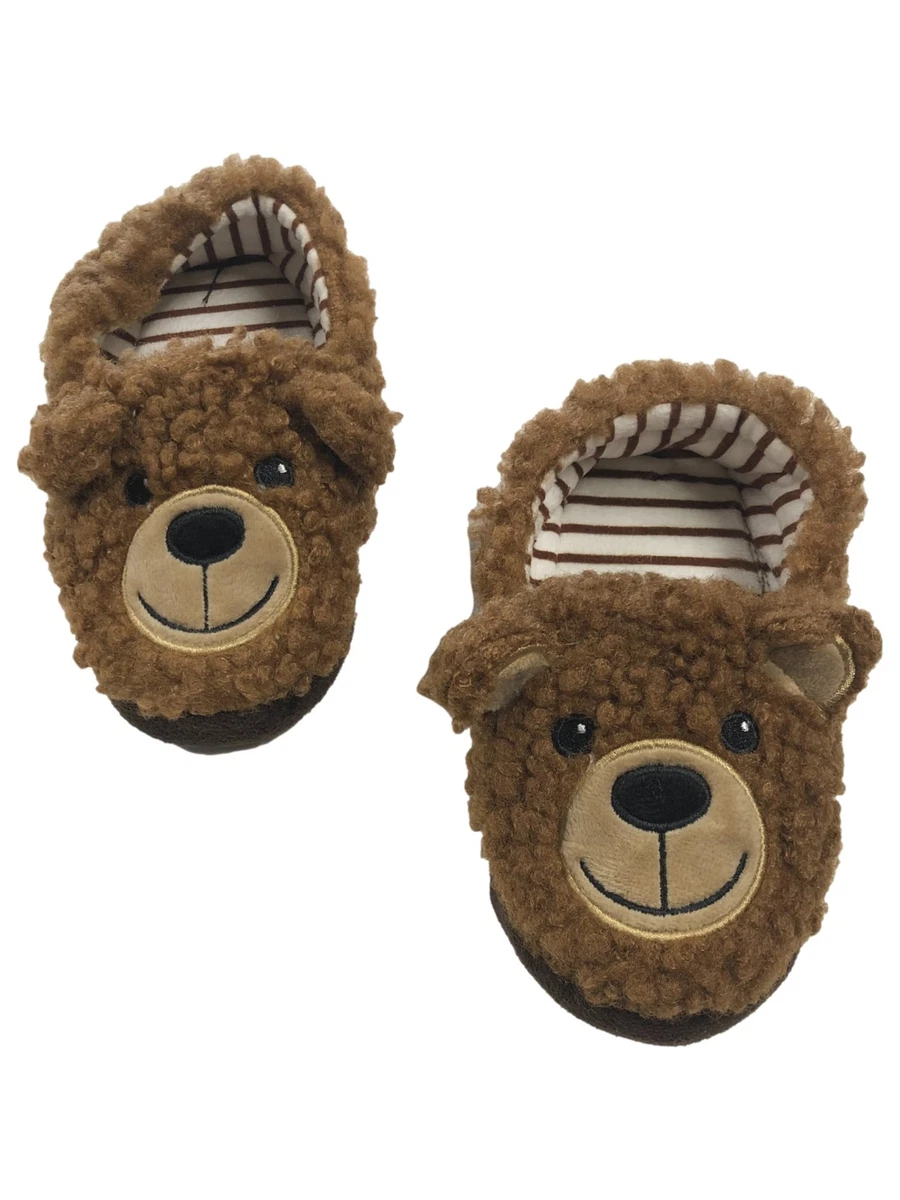 Boys bear store slippers