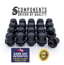 20 Wheel Nuts Fit Toyota Alphard Auris Avensis Camry Celica nuts Alloy Black