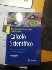 calcolo scientifico esercizi e problemi risolti con matlab e octave gervasio 884