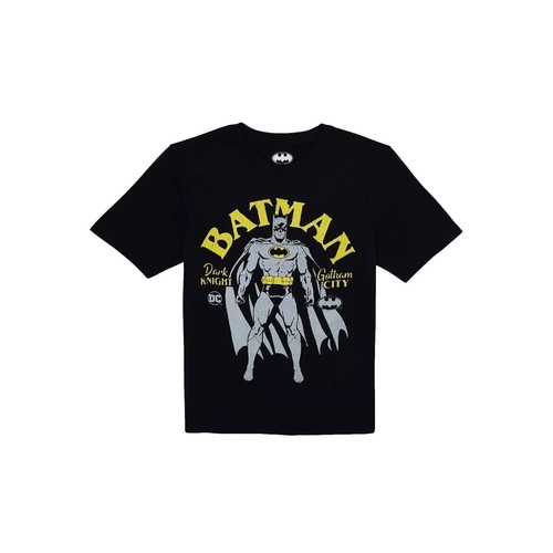 Geeks Rule x Batman & Robin 15 Silkscreen Printing T Shirt Black