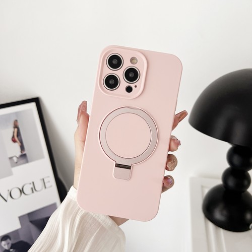 For iPhone 15 Pro Max 14 13 12 11 Magsafe Kickstand Silicone Slim Phone Case - Photo 15 sur 16