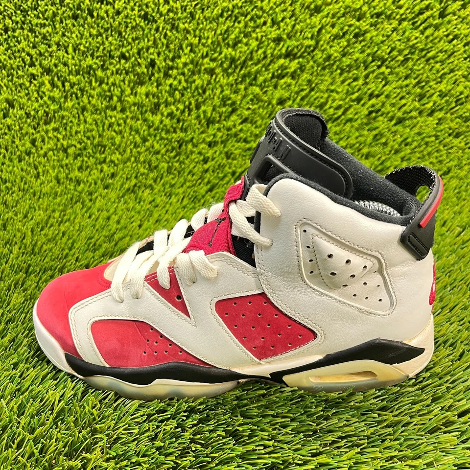 Nike Air Jordan 6 Retro Carmine Niños Talla 6Y Informales Zapatos de Baloncesto Tenis Foto 3 de 4