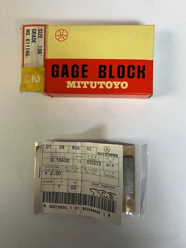 Mitutoyo 611146 Gauge Block .106 in.