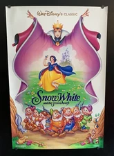 Walt Disney SNOW WHITE and the SEVEN DWARFS Double Sided Rolled Poster 27x40