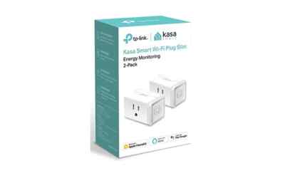 TWO Kasa Smart Plug 15A, Apple HomeKit , Smart Outlet White KP125