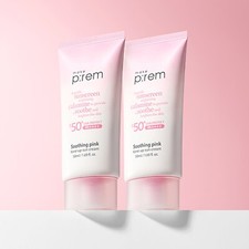 MAKE P:REM Soothing Pink Tone-Up Sun Cream 50ml  50ml SPF50 PA  K-Beauty