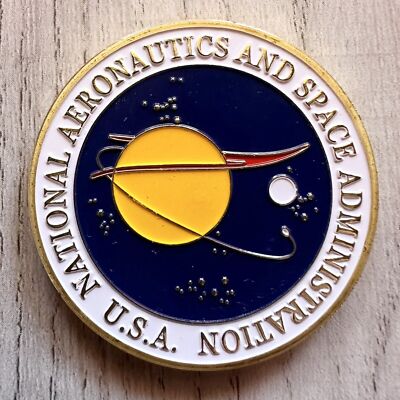 米国国家航空宇宙情報センター NASIC 司令官 チャレンジコイン NATIONAL AERONAUTICS & SPACE ADMINISTRATION 'NASA' Challenge