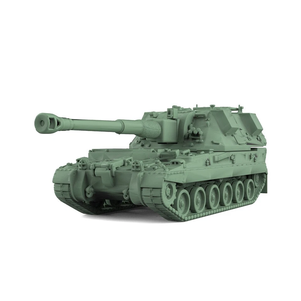 MRY-SFW 1/200 Military Model Kit Britain AS90 Self Propelled Gun - Image 2 of 4