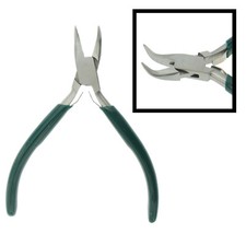 4.5" Bent Chain Nose Plier Jewelry Design  Repair Beading Tool Arts  Crafts