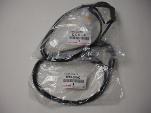 Toyota 11213-88400 x2 Genuine 1JZ-GTE NON VVTi Valve Cover Gasket Set OEM - Picture 5 of 13