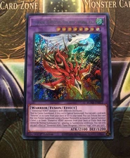 * ELEMENTAL HERO FLAME WINGMAN - INFERNAL RAGE * SECRET RARE BLMR-EN012 YUGIOH