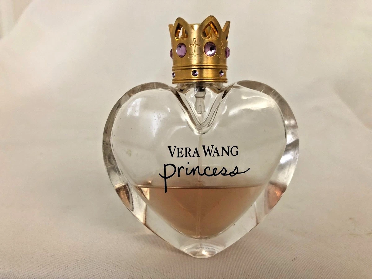 Vera Wang Princess Crown Eau De Perfume 1 Oz Heart Collectable Spray Bottle