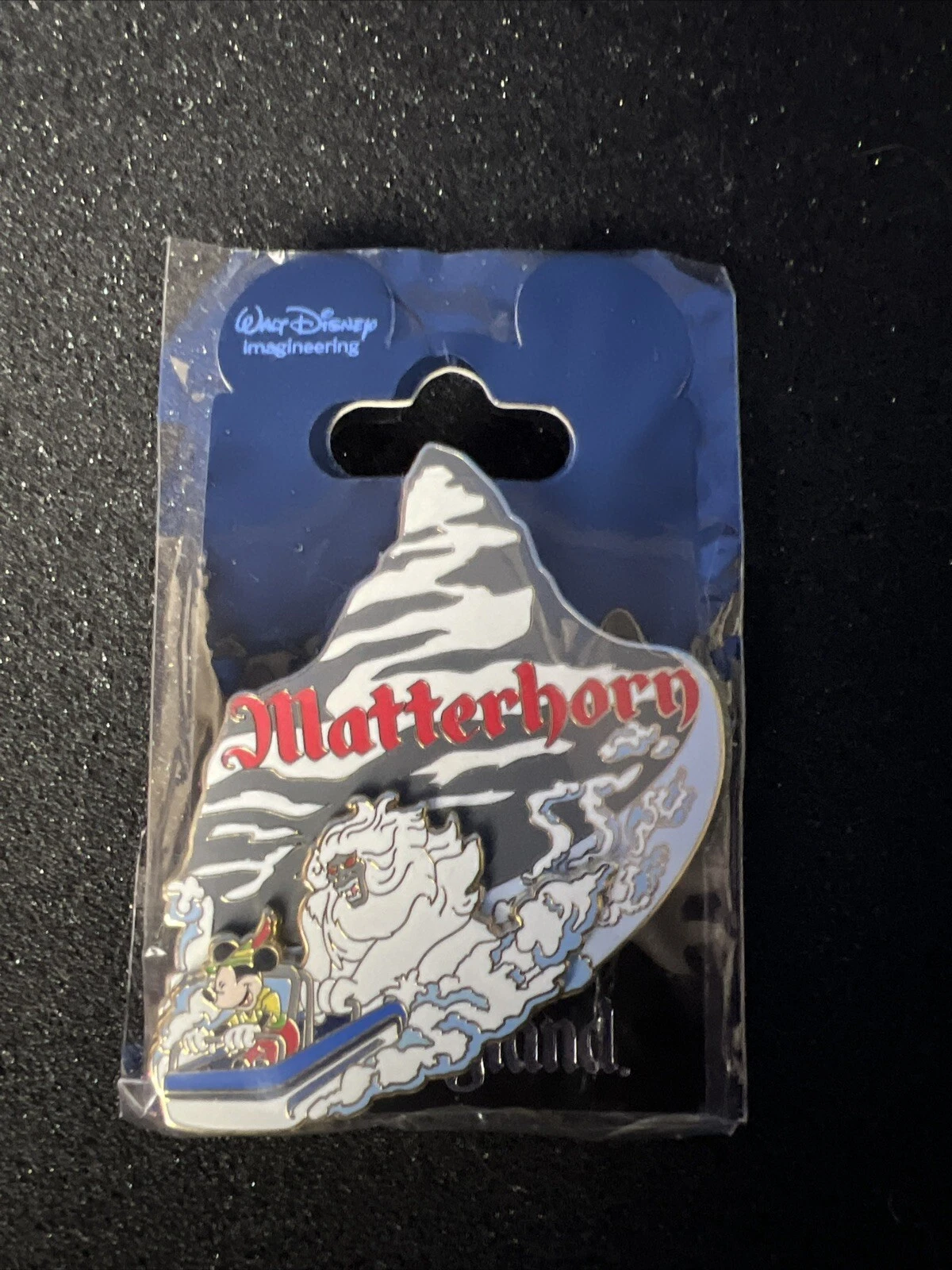 RARE Disney WDI Imagineering Matterhorn Bobsleds Pin LE
