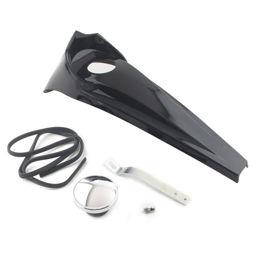 Pannello cruscotto allungato copertura tappo serbatoio carburante e gas per Harley 2008 + Road Glide Touring - Foto 3 di 9