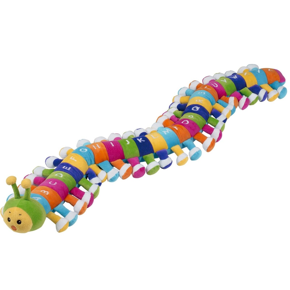 Kids Toddler Baby Caterpillar Alphabet Soft Colourful Rainbow Educational  Toy