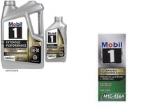 Mobil1 M1C-456A Engine Oil Filter & 6 Qts. Mobil1 E/P 5W30 Full Syn. Motor Oil