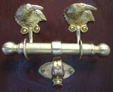 RAVEN or CROW Bronze DUET Door Knocker