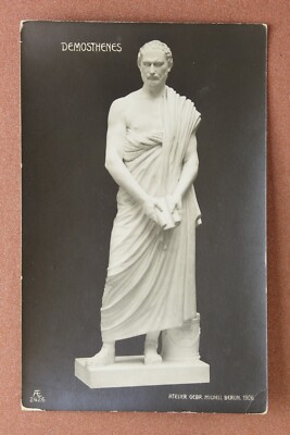 DEMOSTHENES Greek statesman orator Sculpture Antique Berlin
