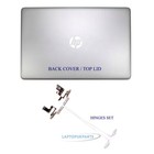 Convient pour HP 15-DW1083NL argent ordinateur portable LCD couverture arrière couvercle supérieur + charnières