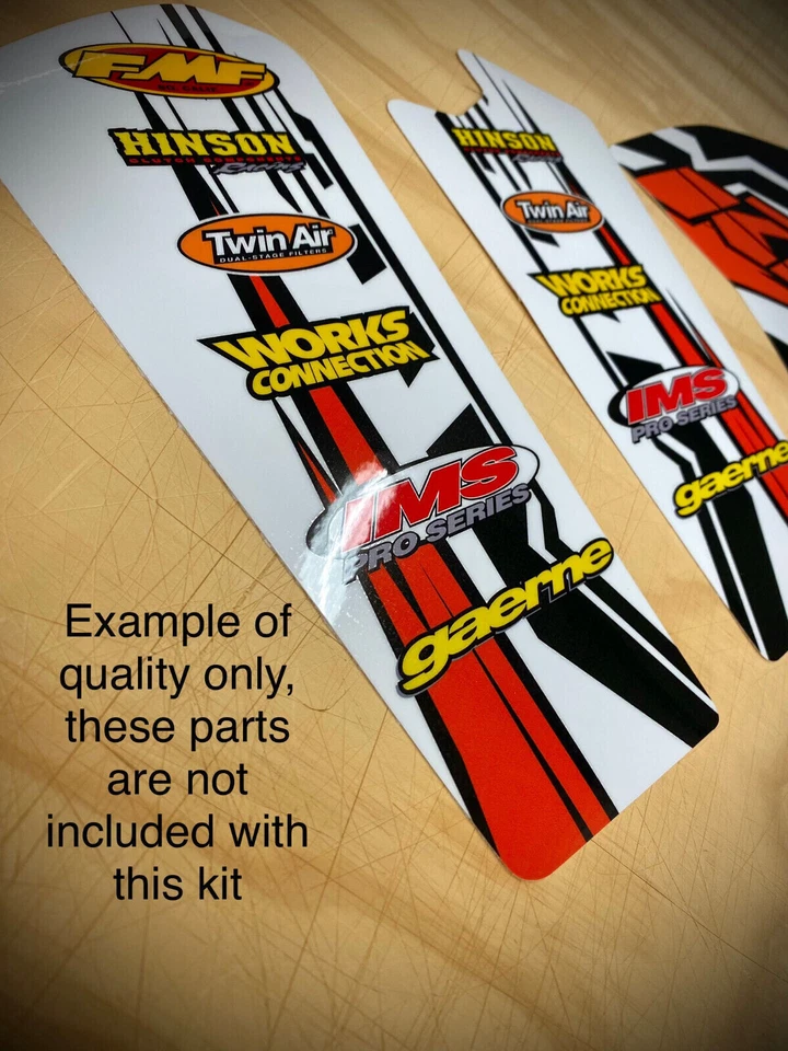 Kit de gráficos de gama media Yamaha PW 80 1996 a 2012 calcomanías envoltura de pegatinas PW80 - Imagen 3 de 3