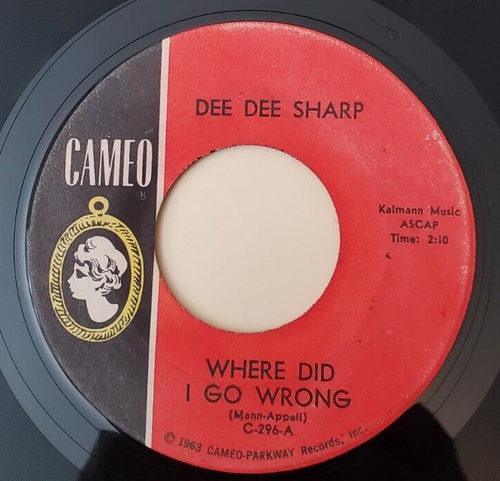 Dee Dee Sharp WHERE DID I GO WRONG (SOUL 45/PS) #296 PLAYS VG+ TO VG++ - Picture 3 of 6