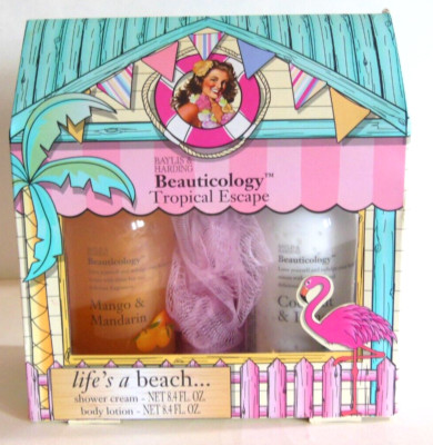 Baylis & Harding Beauticology Tropical Escape Gift Set NIB RETIRED, from England