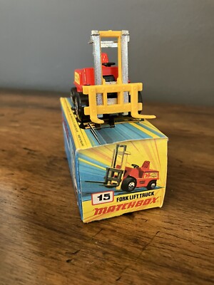 Matchbox Superfast No. 15 Fork Lift Truck 1972 in Original Box