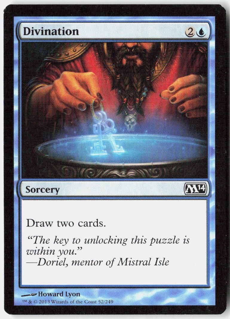 Magic - Divination Magic 2014 (M14) [M14 - 52] NM Common