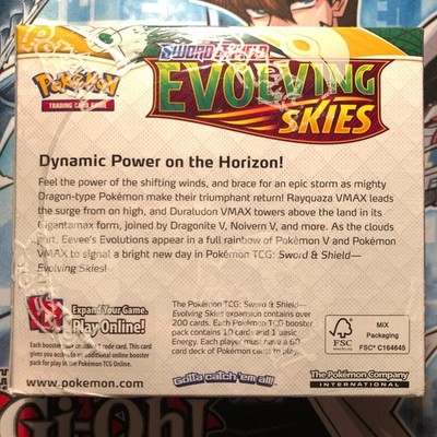 Pokmon TCG Sword & Shield Evolving Skies Booster Box - 58 Count online  kaufen | eBay.de