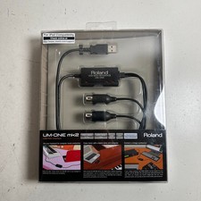Roland UM-ONE mk2 Interfaccia MIDI USB Nera per Compatibilità iPad - NUOVO