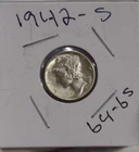 1942 S US Mercury Dime 10c Nice Unc