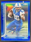 2025 Topps Chrome Jahmyr Gibbs Auto Blue Refractor #/150 Lions