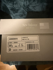 New Balance 990v4 Made in USA Navy/White/Gray...