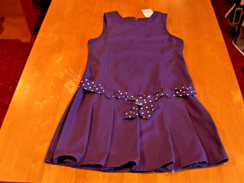 NWT Gymboree Navy Pleated Uniform Jumper --Sz. 10