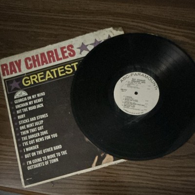 Ray Charles Greatest Hits ABC-Paramount 12'' Black Vinyl LP 33 RPM